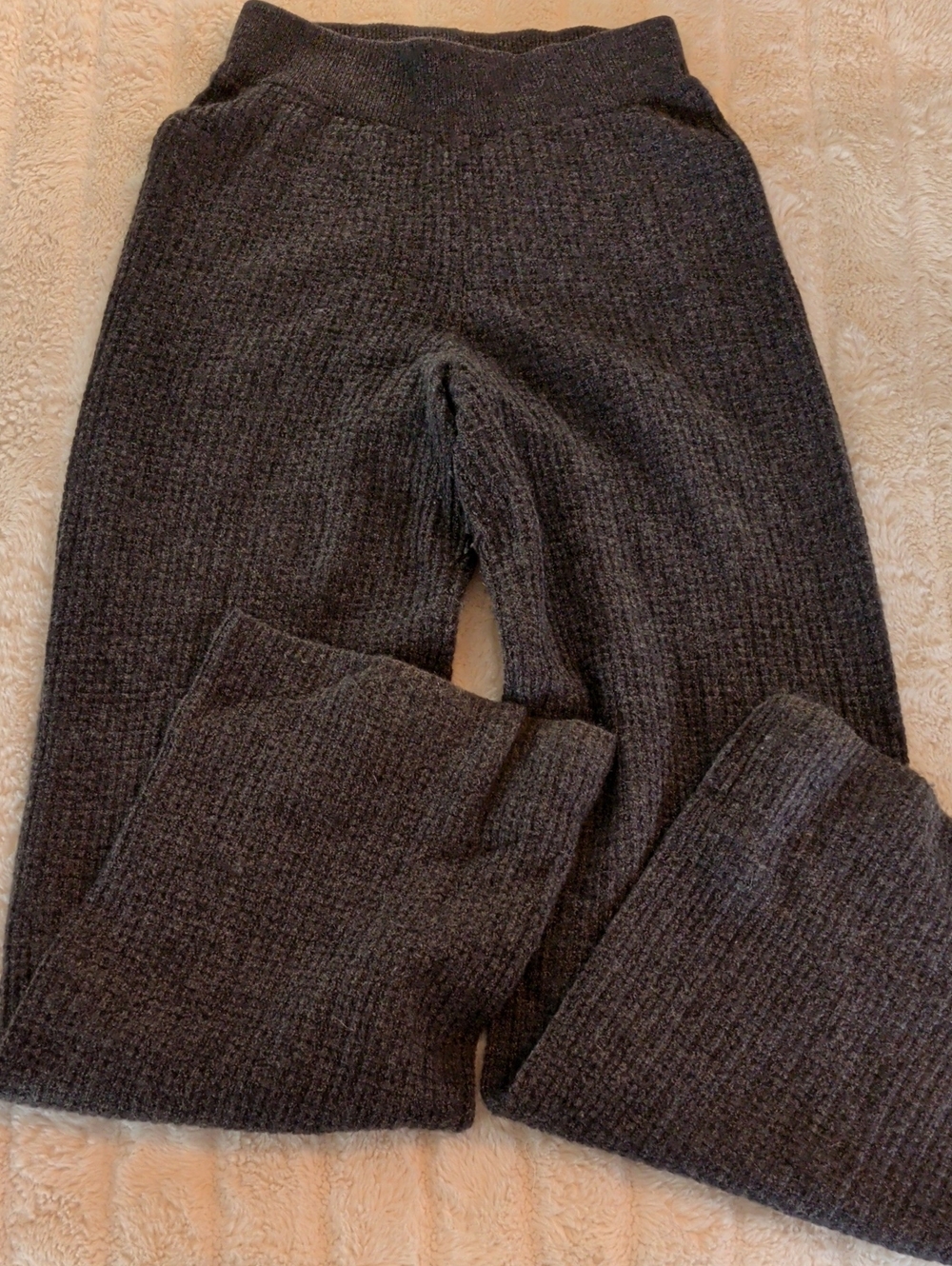 Alo Knit Grey Lounge Pants